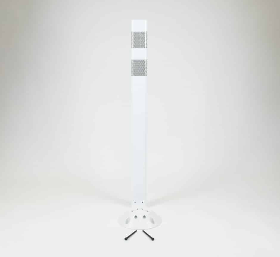 White FG300 Marker Post From TMP Solutions Base and pins