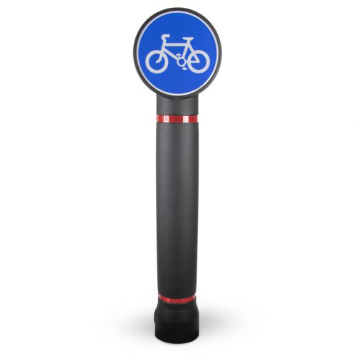 Pictor Cycle sign bollard from TMP